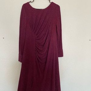 Calvin Klein Purple Formal Dress